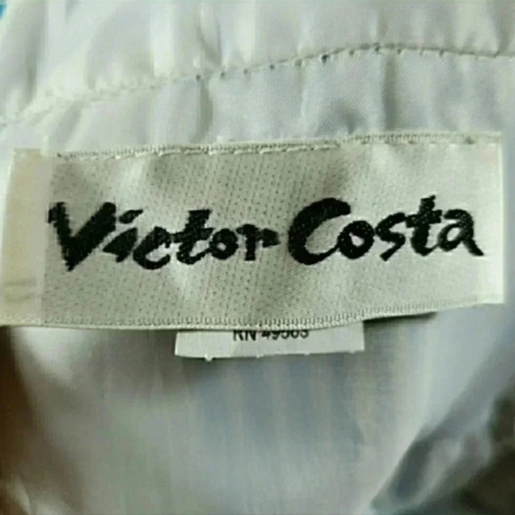 Victor Costa Vintage 1980s Strapless Flare Dress – Size 4 - Picture 7 of 11